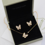 طقم فان كليف الفراشة - فل زركون